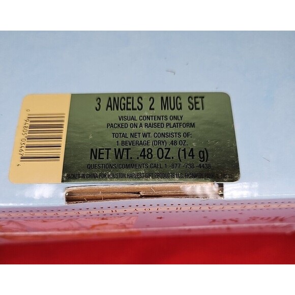 Angels Coffee Mugs Cups English Breakfast Tea Bags Blue Collectors Edition - Picture 8 of 8